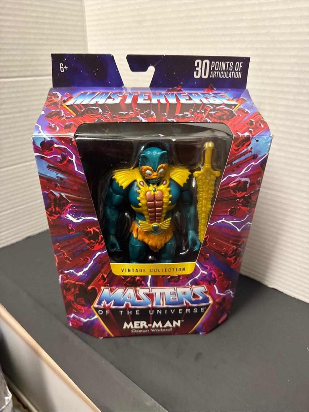 Mer-Man Action Figure - Teal & Yellow